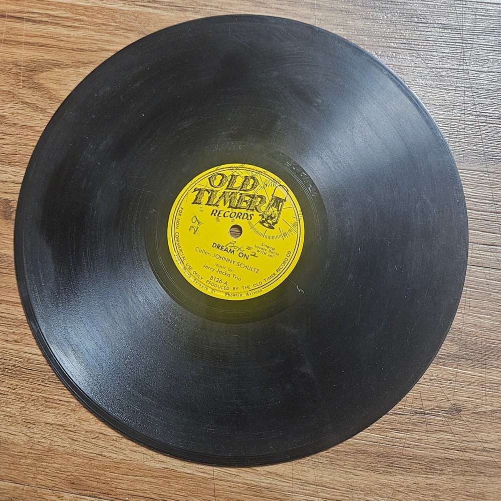 Johnny Schultz, Jerry Jacka Trio - Dream On 1957 Old Timer 8126-A 78RPM V+/V+